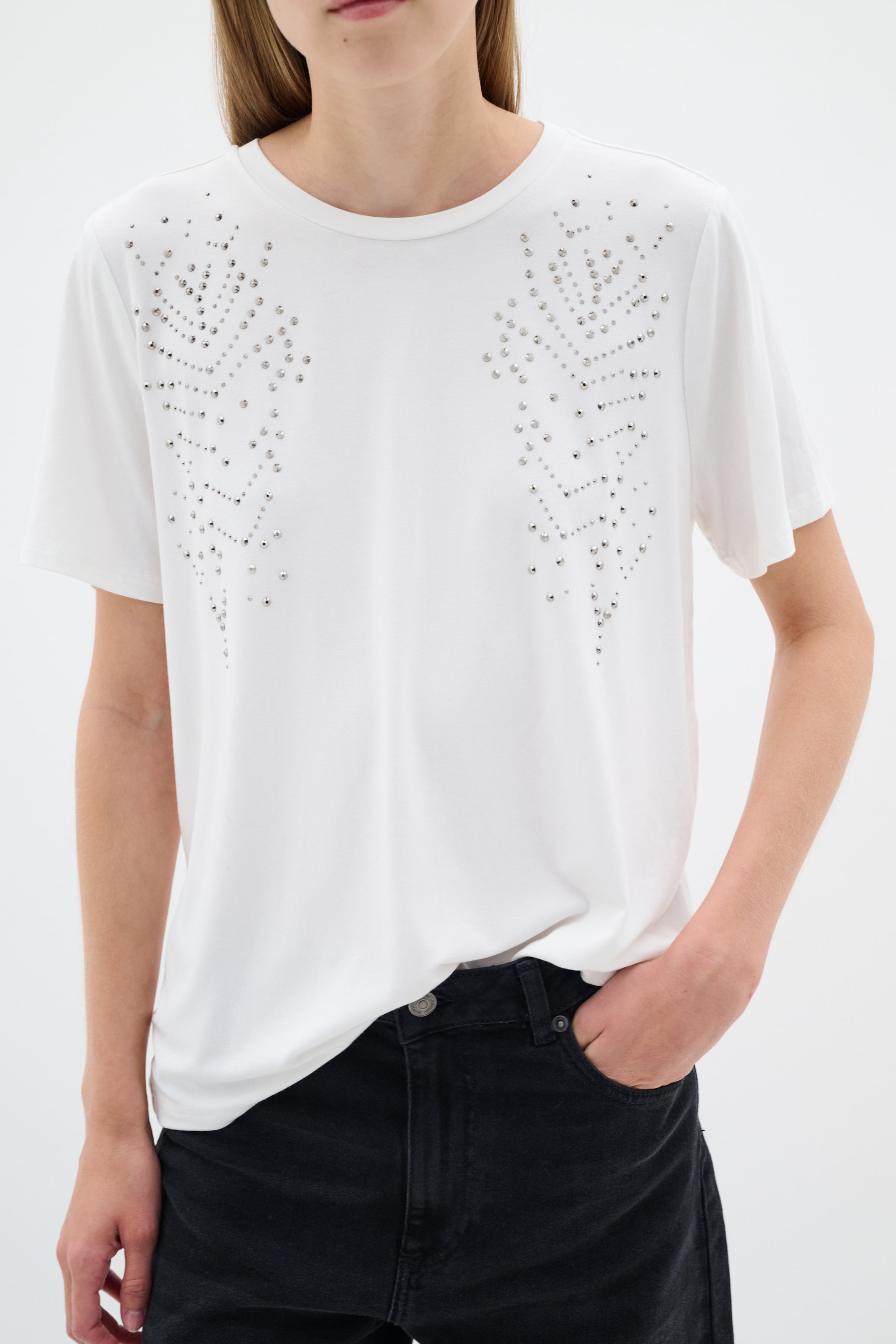 T-shirt 'Leno' InWear en blanc
