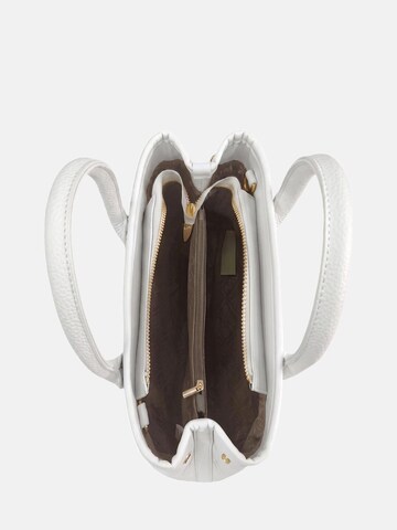 Borsa a spalla 'Borsa a Spalla Donna PVC Gianmarco Venturi con Zip e Cuore' di GianMarco Venturi in bianco