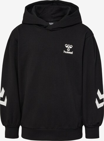 Hummel Sweatshirt 'Due' in Black: front