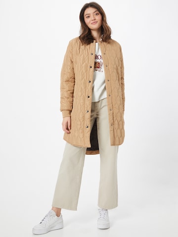 Kaffe Between-Seasons Coat in Beige