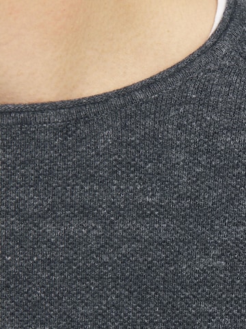 JACK & JONES Regular fit Пуловер 'JJEHill' в сиво