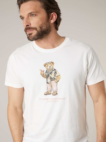 T-Shirt 'SUNBEAR' Deeluxe en blanc