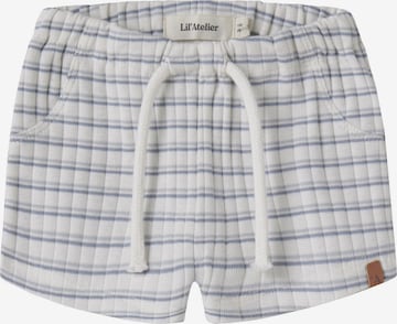 Lil'Atelier - Loosefit Pantalón en blanco: frente