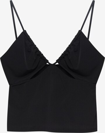 Haut Pull&Bear en noir : devant