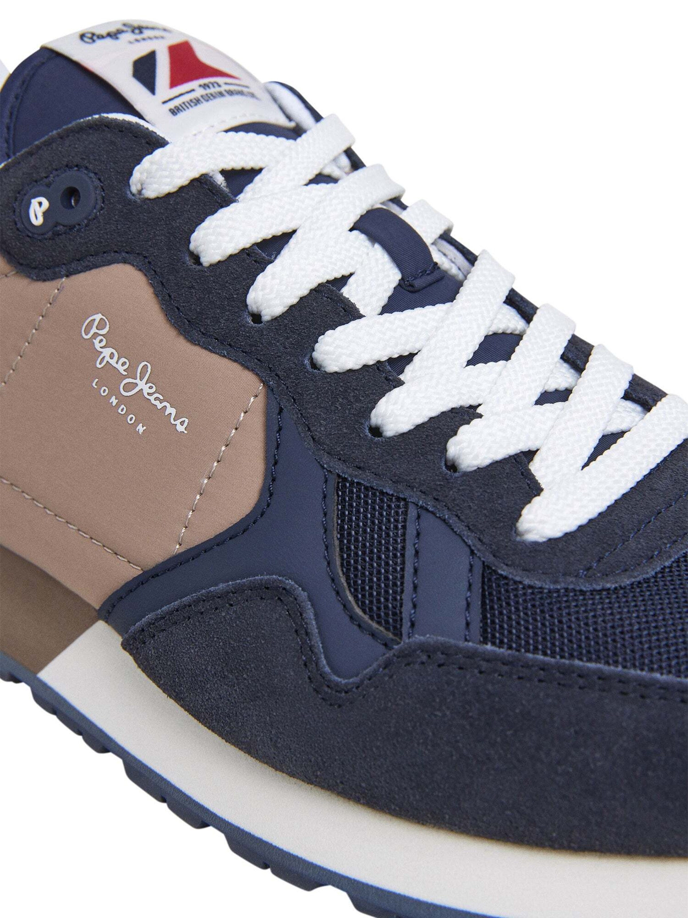 Pepe Jeans Platform trainers 'Brit Colors' in Blue