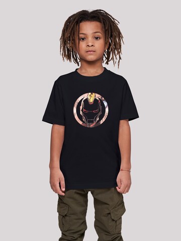 F4NT4STIC T-Shirt 'Superhelden Iron Man' in Schwarz: Vorderseite