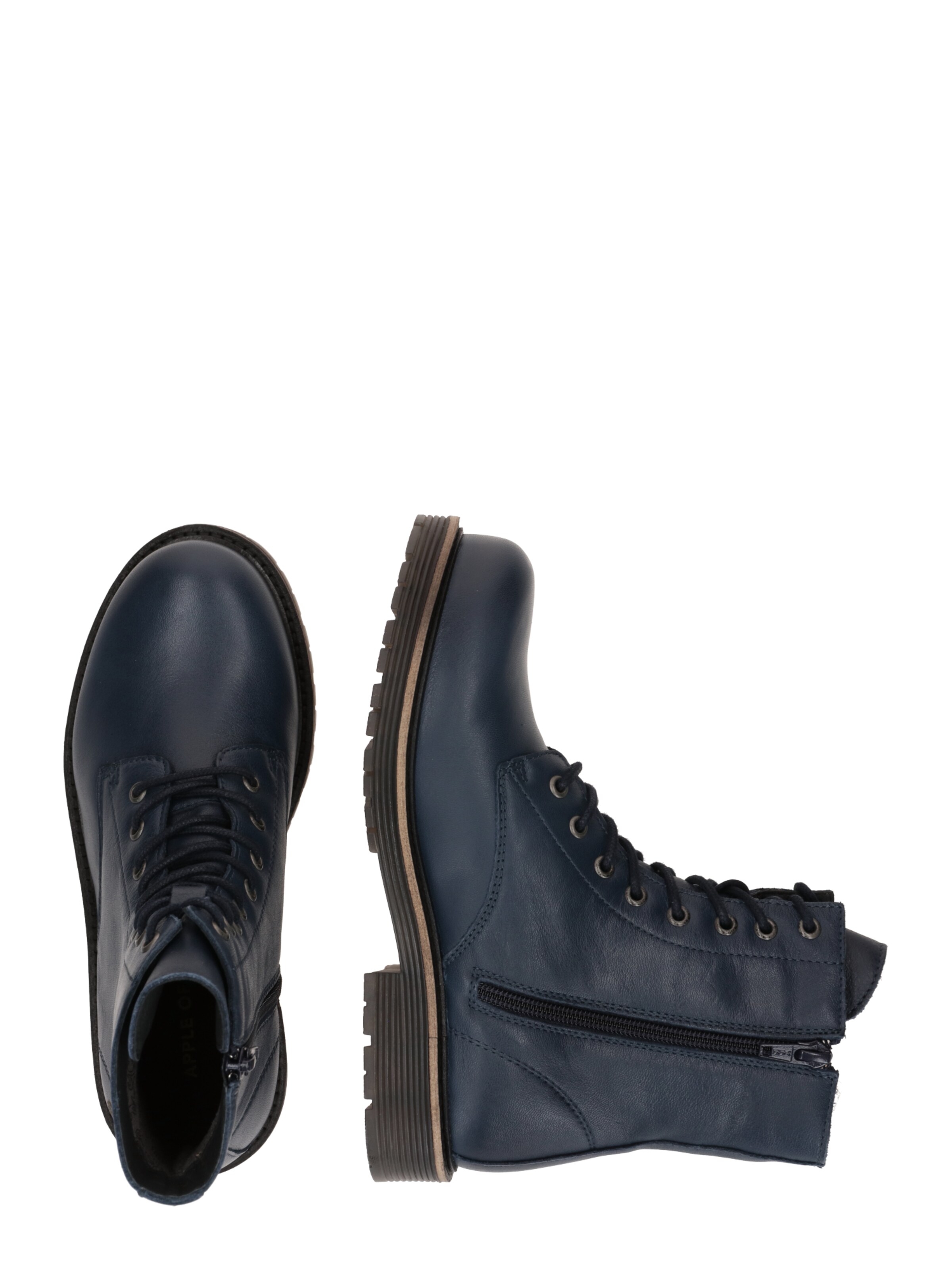 Apple of Eden Schnürstiefelette 'SUN' in Blau