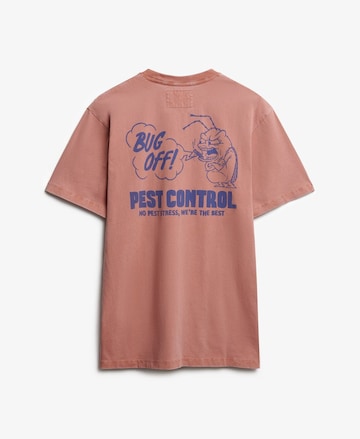 T-Shirt 'Trade Tools' Superdry en marron