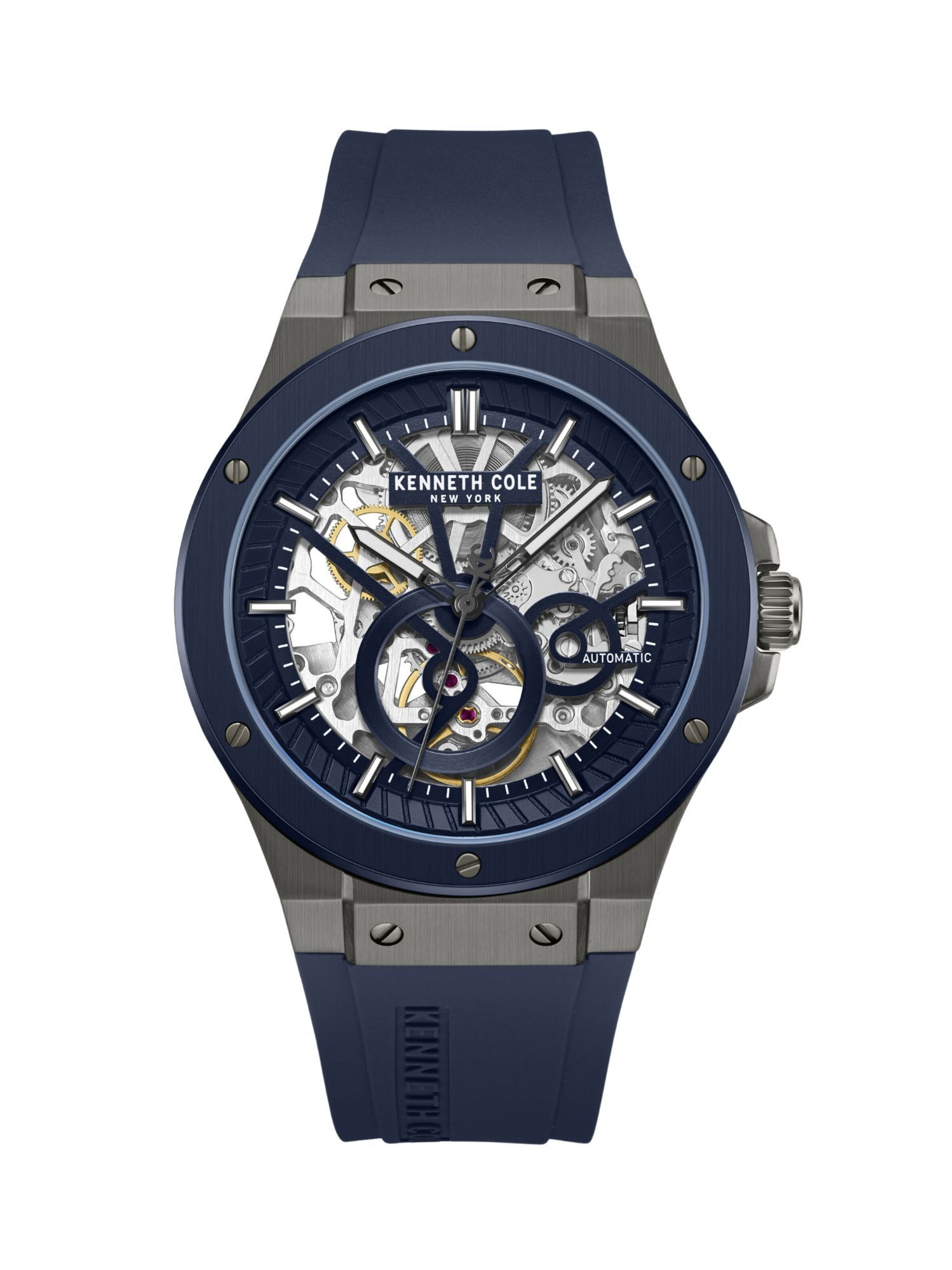 Kenneth Cole Analog Watch 'Grove' in Blue: front