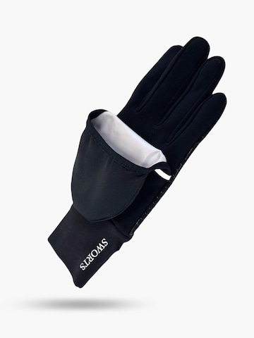 SWORTS Sporthandschuhe 'THERMAL'‌‌‌‌‌‌ in Schwarz