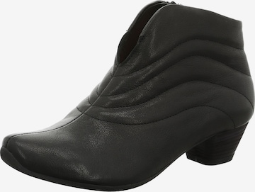 THINK! Booties in Black: front