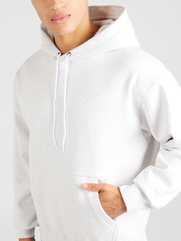 Nike Sportswear Sweatshirt 'Swoosh' in Grau