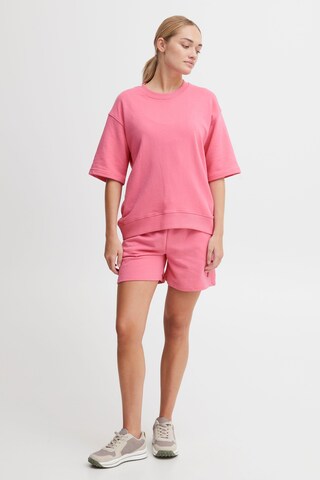 Oxmo Regular Sweatshorts 'Safri' in Pink