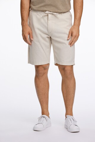 Lindbergh Regular Chino Pants in Beige: front