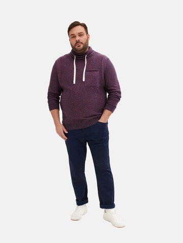 TOM TAILOR Men + Pullover in Lila