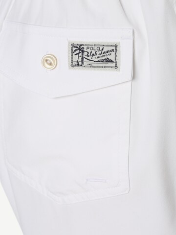 Polo Ralph Lauren Badeshorts in Weiß