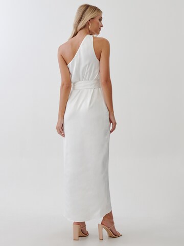 Chancery Evening Dress 'HESTER' in White: back