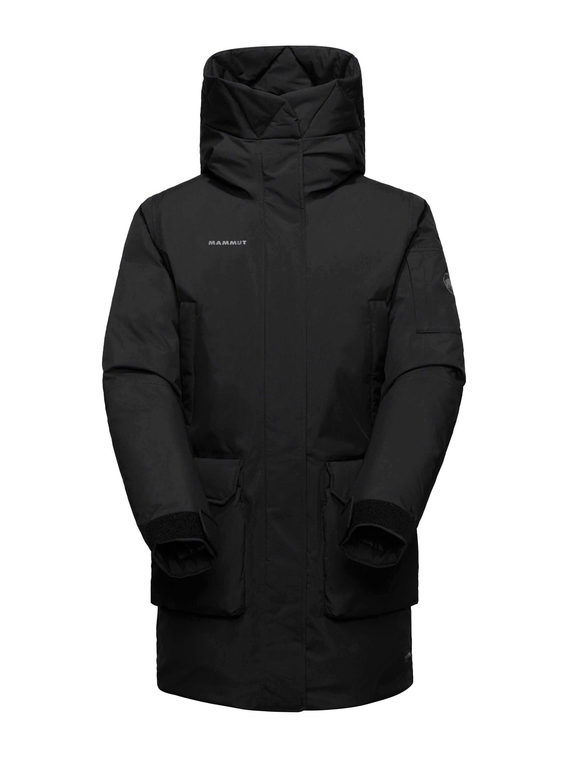 MAMMUT Outdoorjacke ‘Floeberg HS’ in Schwarz: Vorderseite