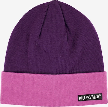 Villervalla Beanie 'Basic' in Purple: front