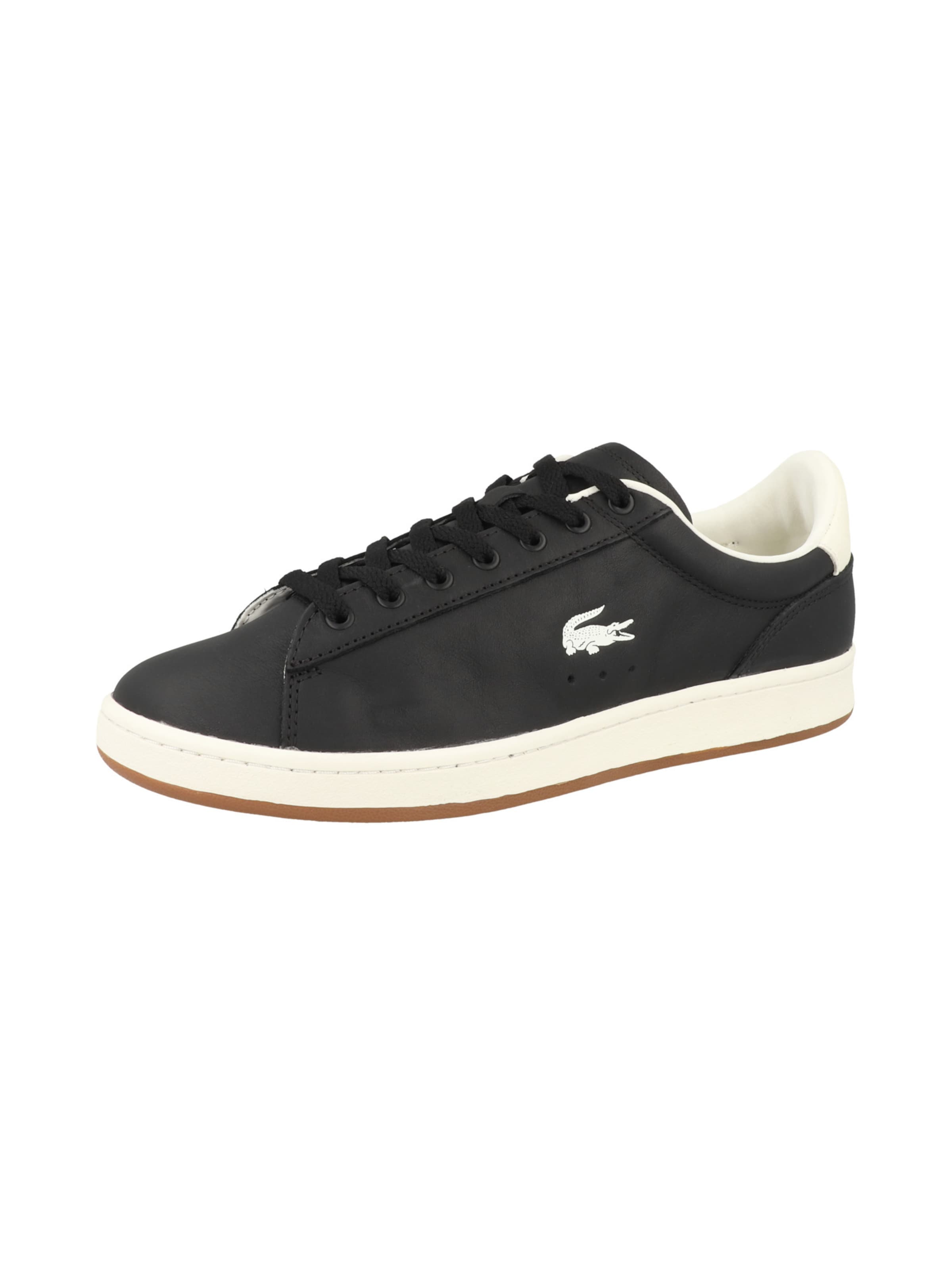 Baskets basses ' Carnaby Set 225 ' LACOSTE en noir : devant
