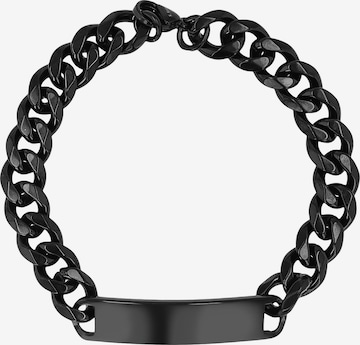 Akzent Armband 'Rokas, langlebig' in Schwarz: Vorderseite
