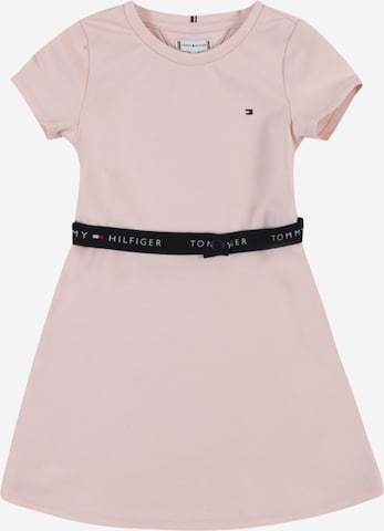 TOMMY HILFIGER Jurk 'Essential' in Roze: voorkant