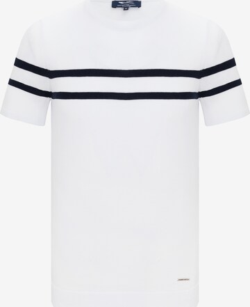 Edoardo Caravella Shirt ' Jason ' in White: front