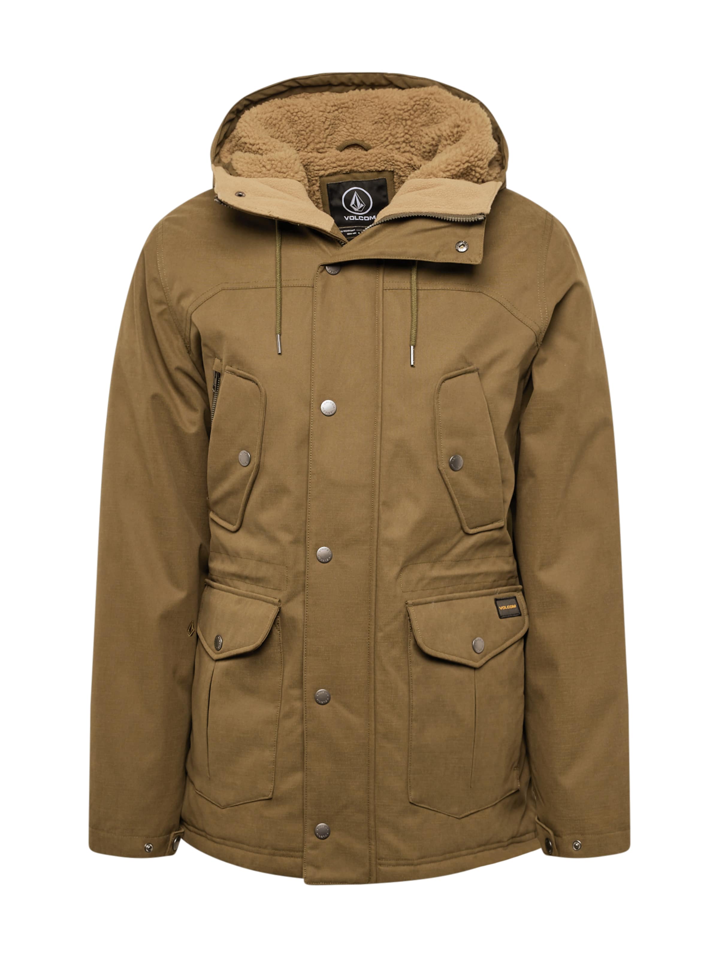 Volcom Zimní parka 'Starget' – zelená: přední strana