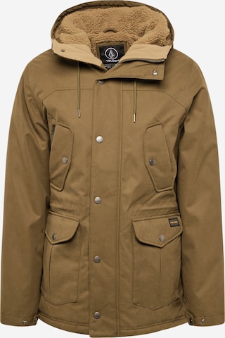 Parka invernale 'Starget' di Volcom in verde: frontale