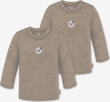 normani Shirt 'Taupo' in Beige: voorkant