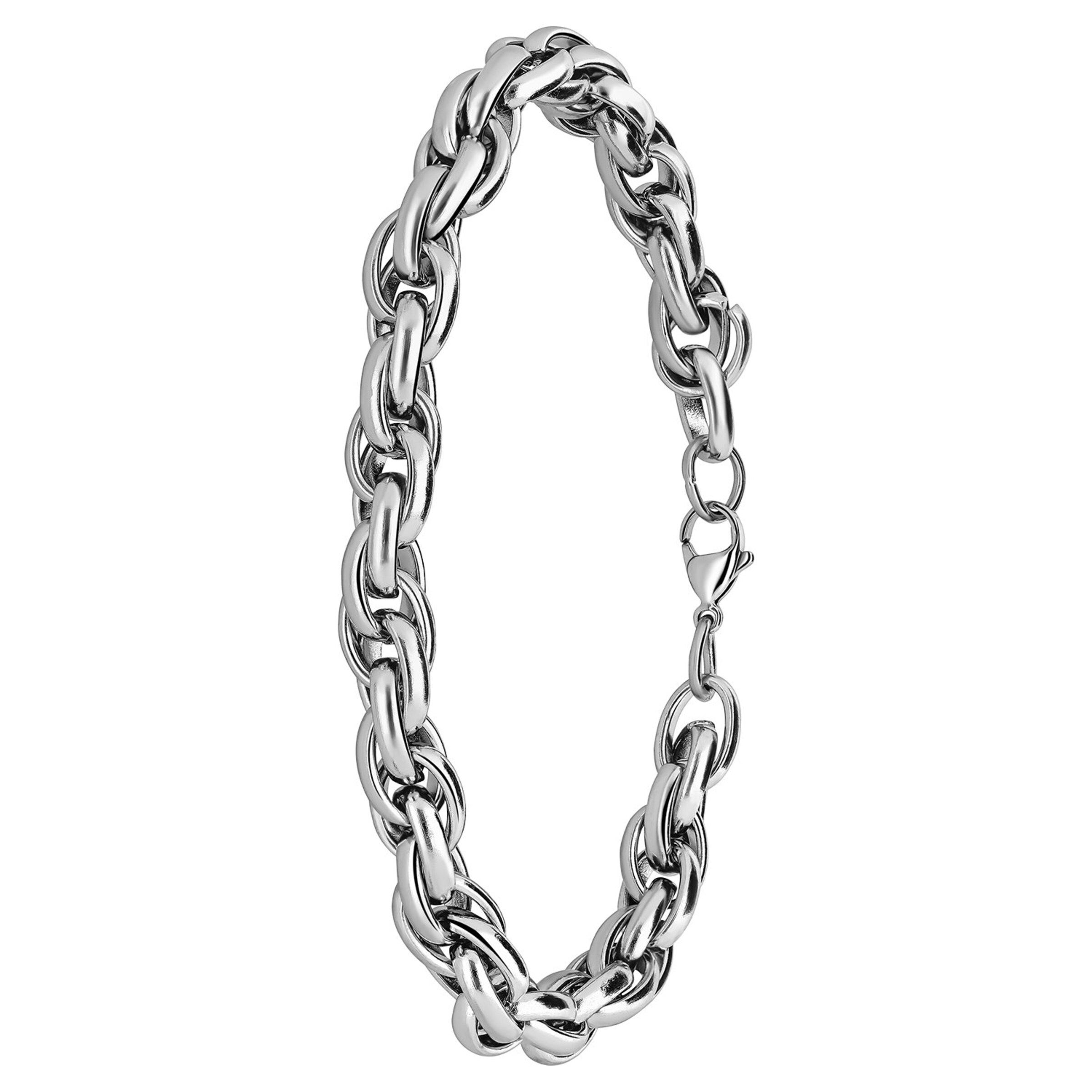 Lucardi Bracelet 'Urbane Geschichte' in Silver: front