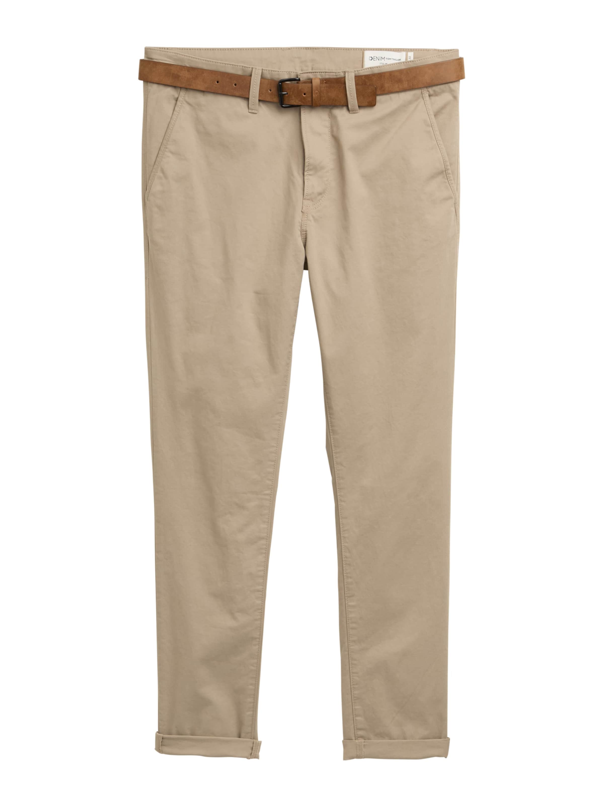 TOM TAILOR DENIM Слим Брюки-чинос в Черный: спереди