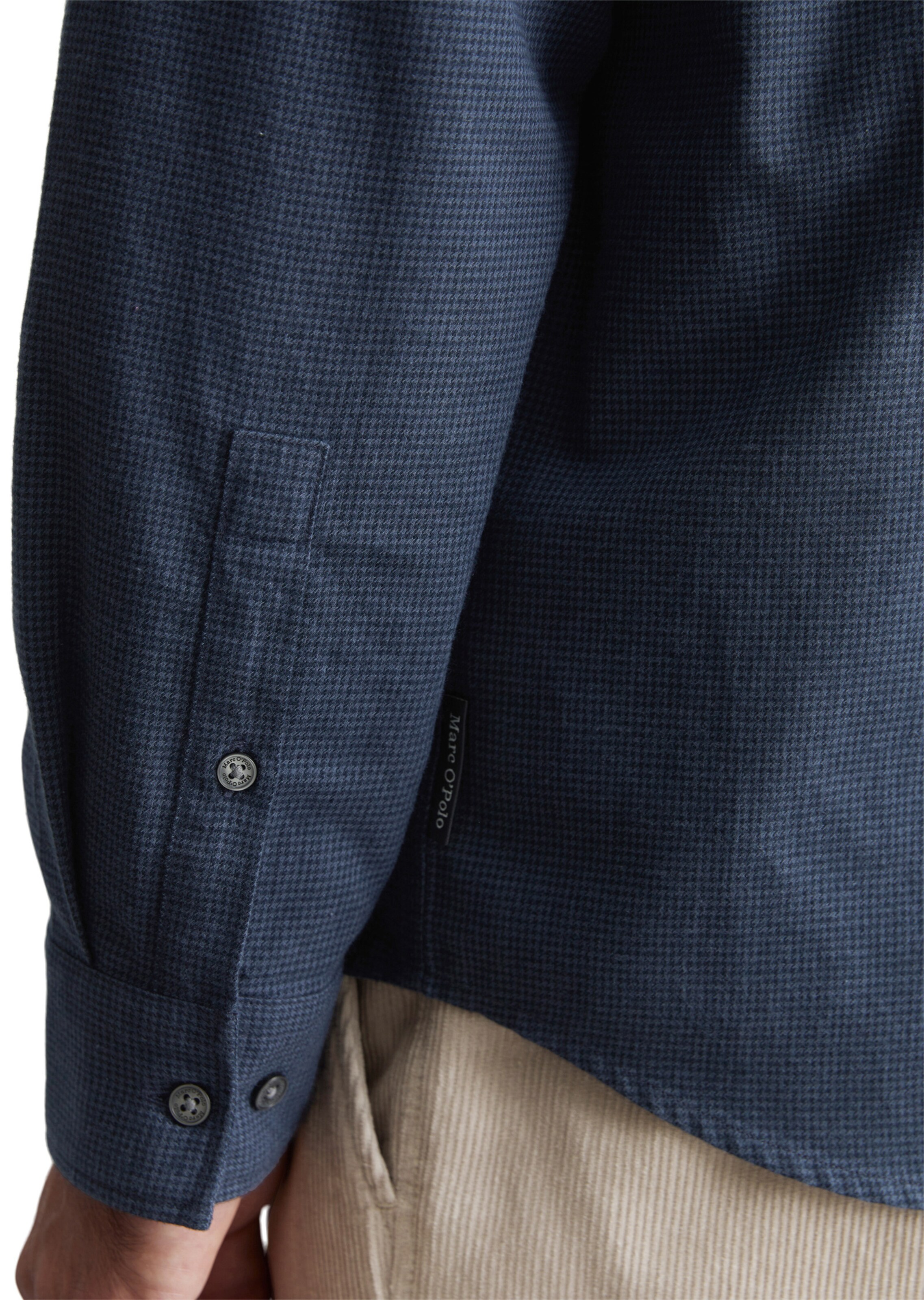 Marc O'Polo Regular fit Overhemd in Blauw