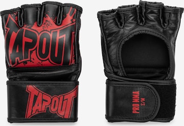 Guanti con dita corte 'MMA Pro Fight' di Tapout in nero: frontale
