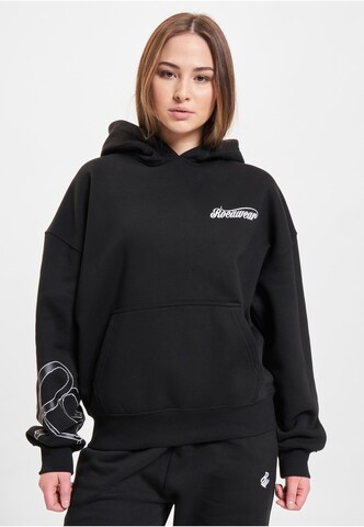 ROCAWEAR Sweatshirt in Schwarz: Vorderseite