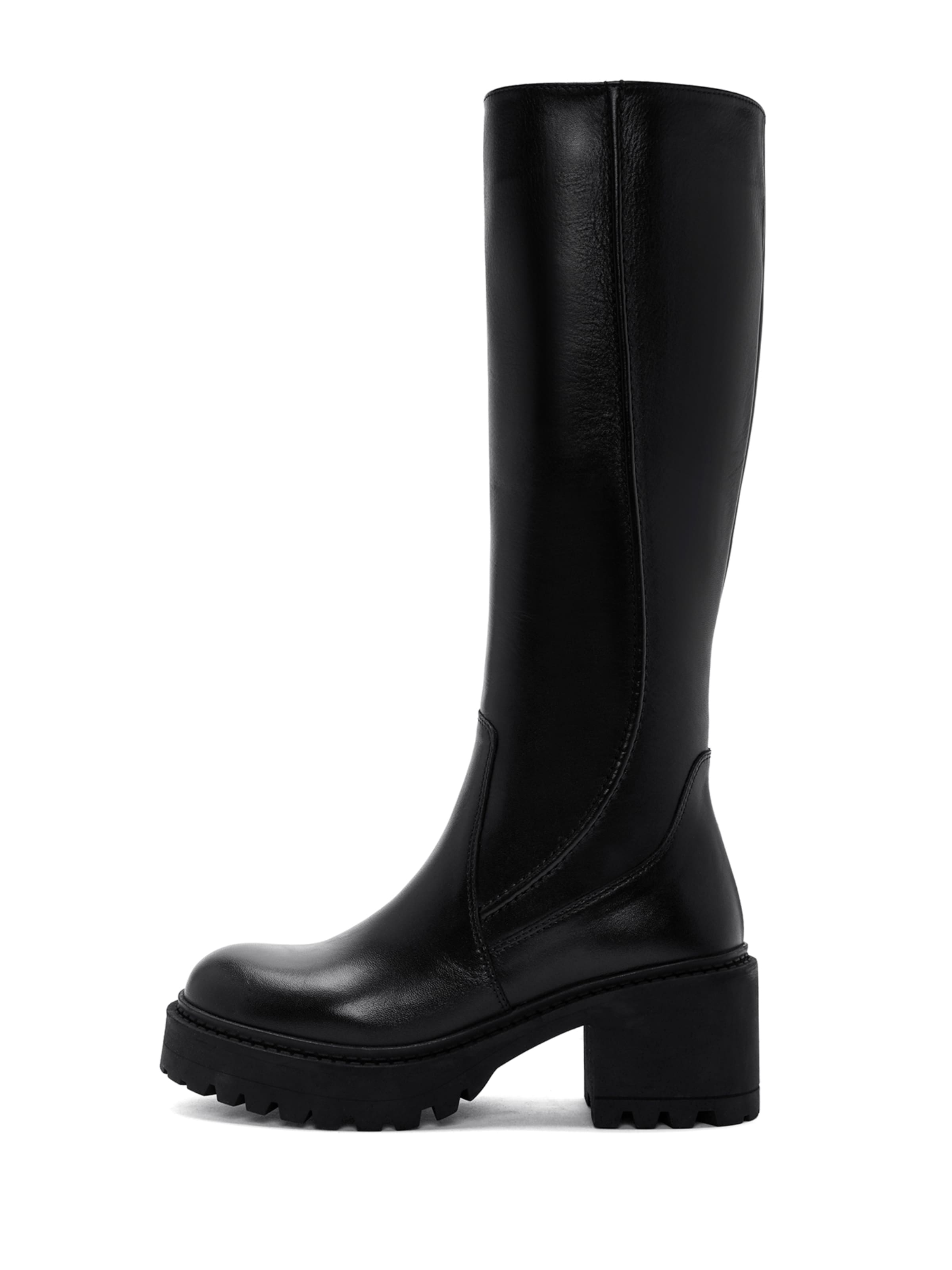 Derimod Stiefelette in Schwarz: Vorderseite