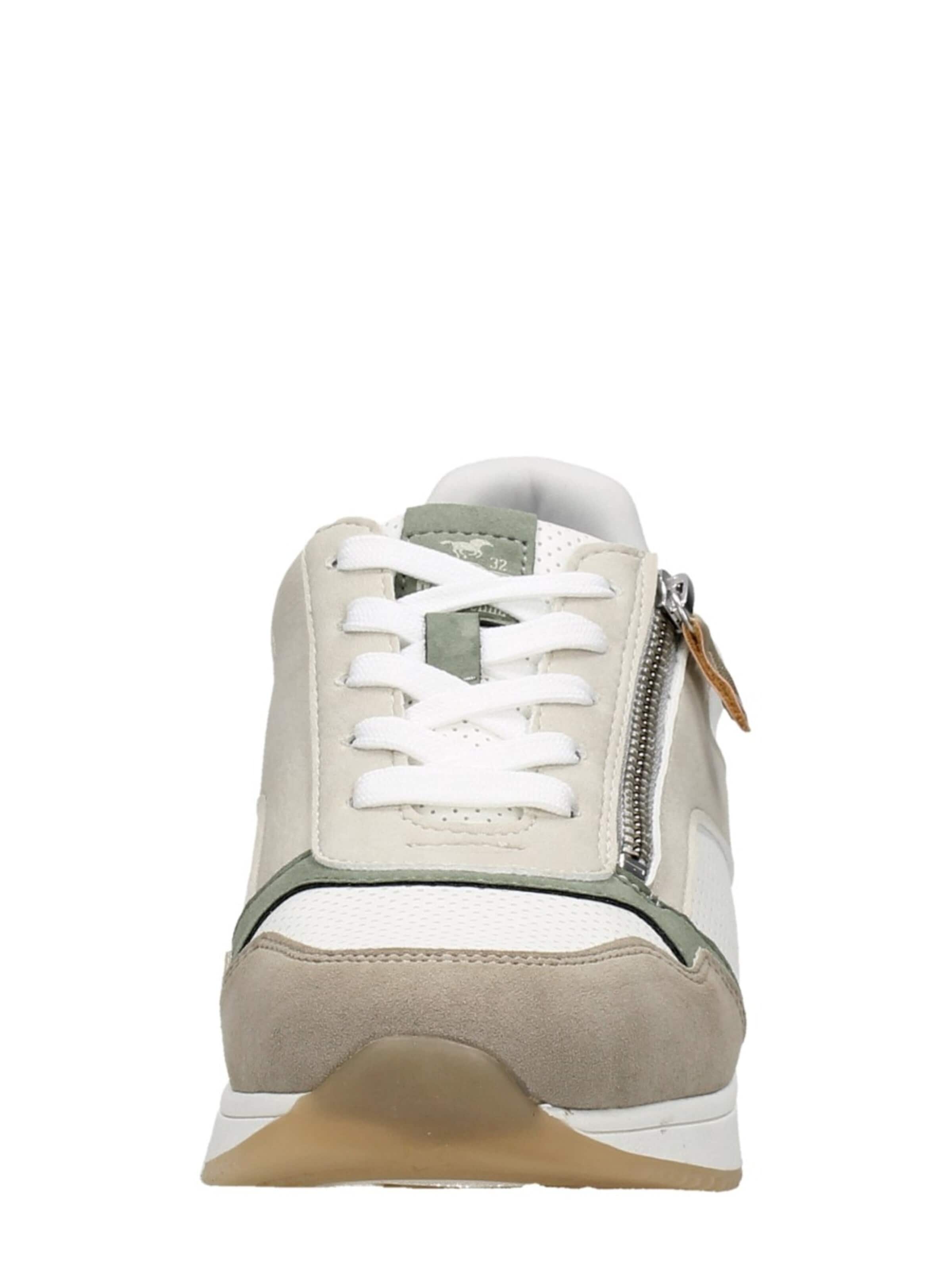MUSTANG Veterschoen 'Veterschoenen Laag' in Beige