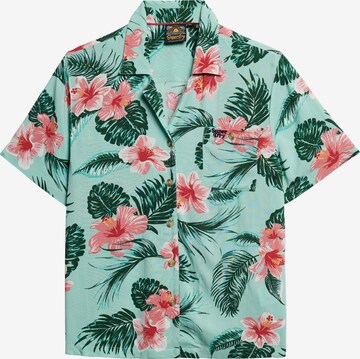 Superdry Blouse 'Beach Resort' in Green: front