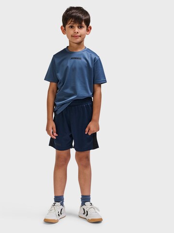 Hummel Regular Sportbroek 'Multi' in Blauw