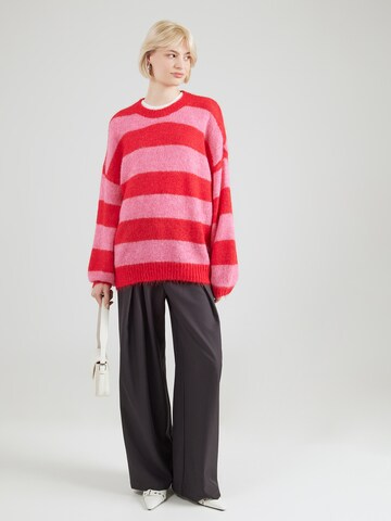 raudona PIECES Megztinis 'PCRASMINE'