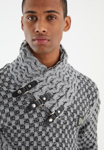 Leif Nelson Strickpullover in Grau