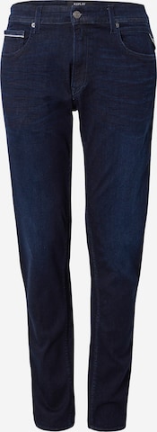 REPLAY Slimfit Jeans 'GROVER' in Blauw: voorkant