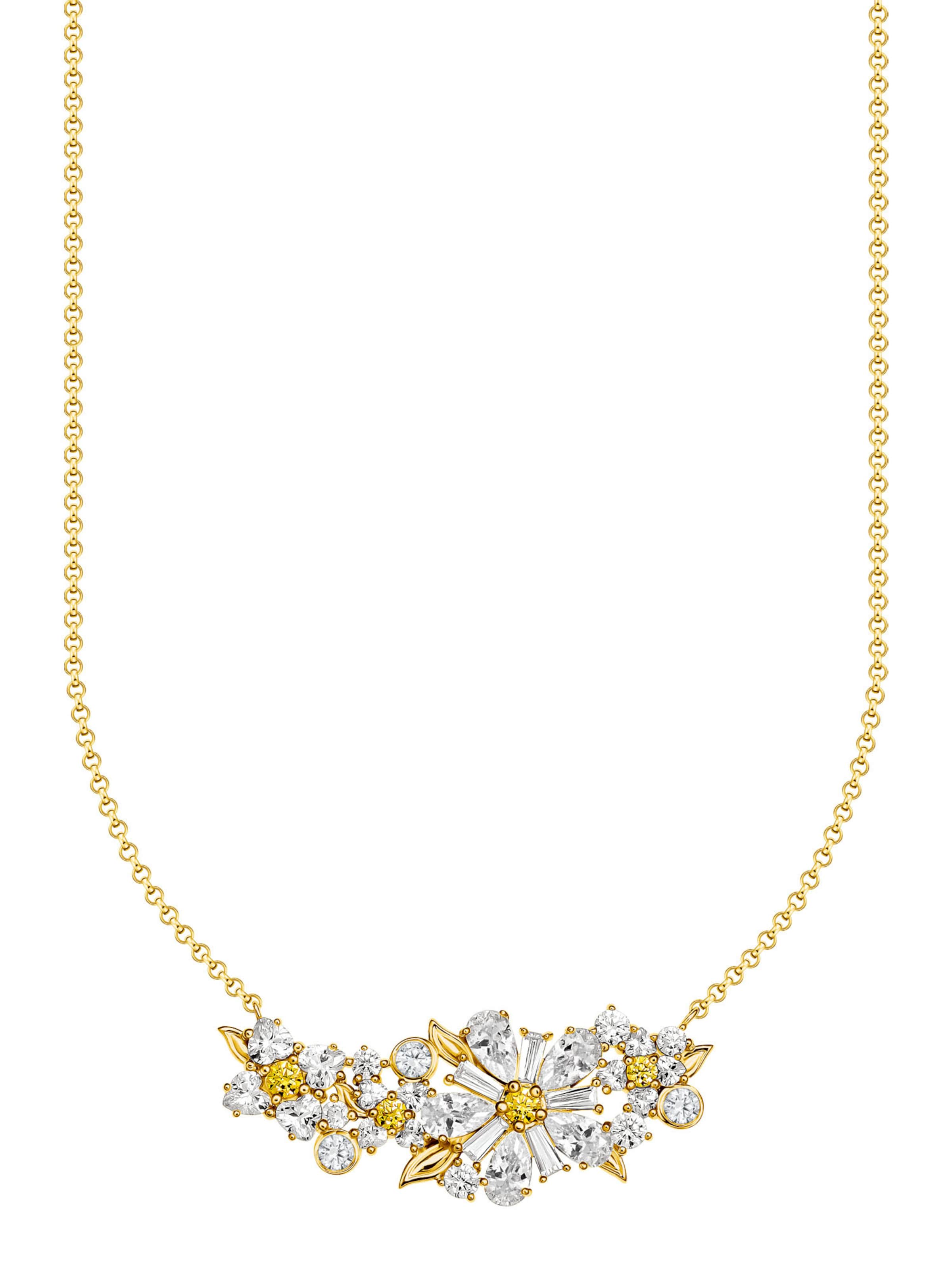 Thomas Sabo Kette 'Lovely Daisy' in Gold: Vorderseite