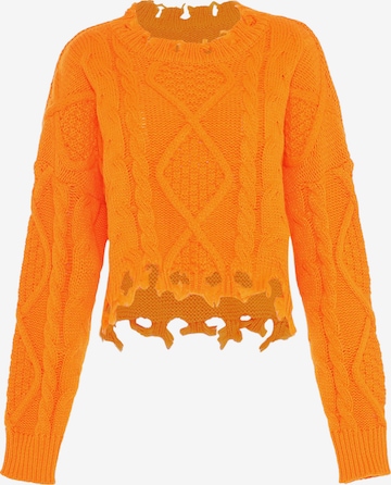 MYMO Sweater in Orange: front