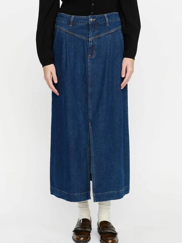 Soft Rebels Rok 'Zoey' in Blauw: voorkant