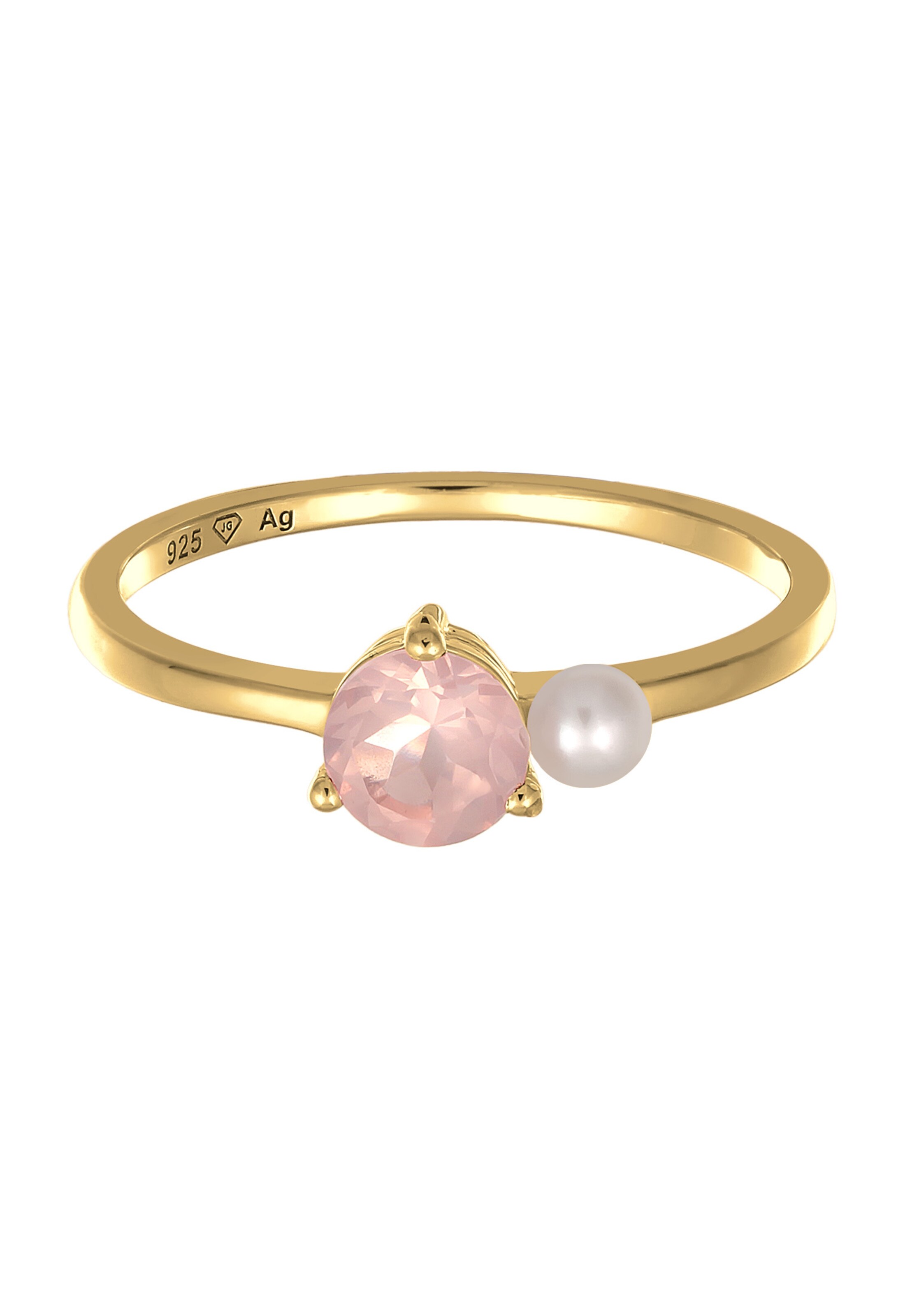 ELLI PREMIUM Ring 'Perle' in Goud