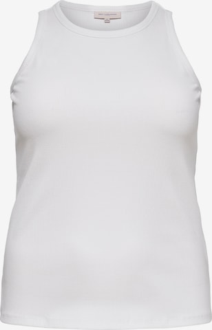 ONLY Carmakoma - Top 'Carvella' em branco: frente