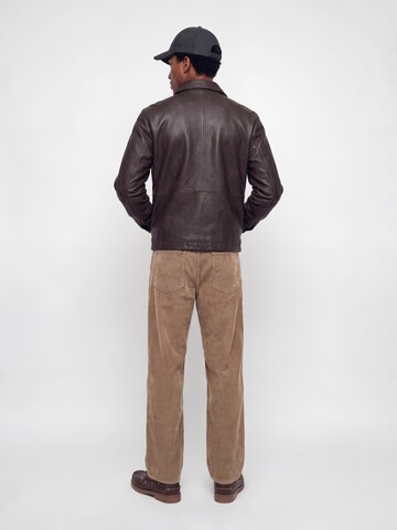 JACK & JONES Regular Pants 'JPSTALEX ORIGINAL' in Brown
