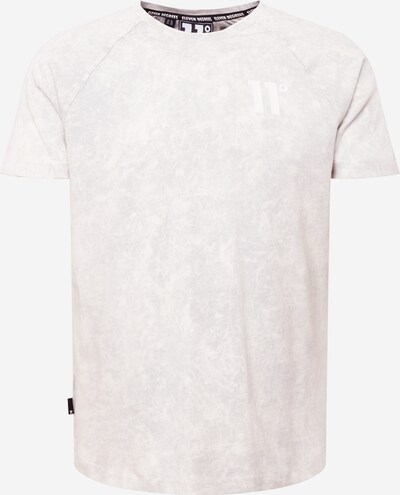 Tricou 11 Degrees pe gri deschis / alb, Vizualizare produs