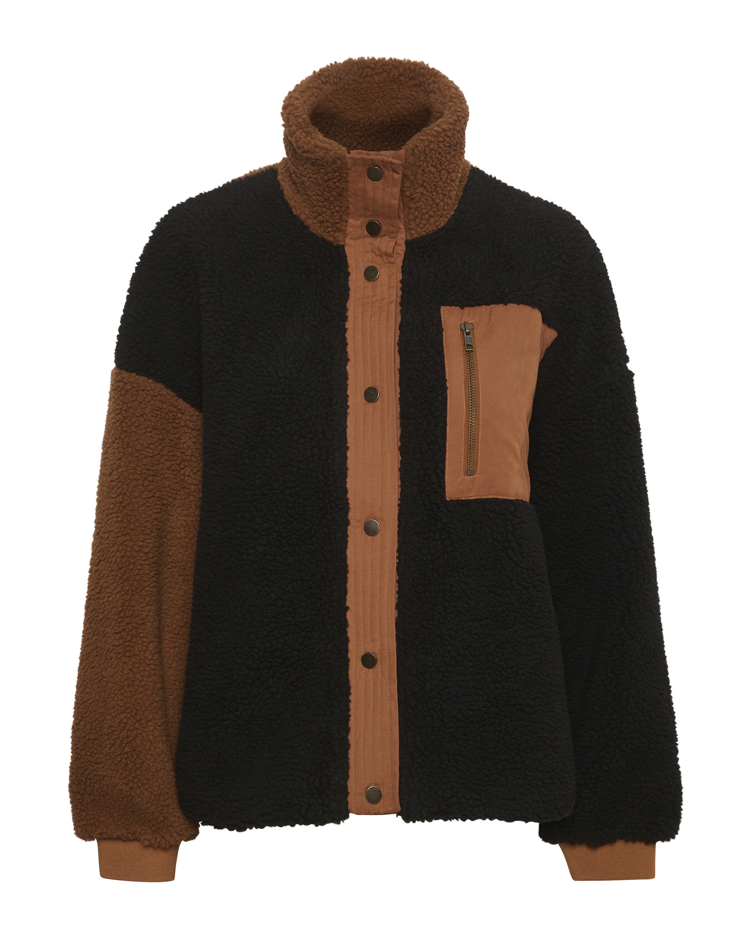 CULTURE Přechodná bunda 'Tally' – černá: přední strana